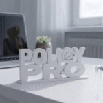 3D Printed Custom Word Decor Gift - Image 6