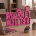 Market Wale Bhai Desk Sign - Image 5