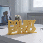 3D Printed Custom Word Decor Gift - Image 5