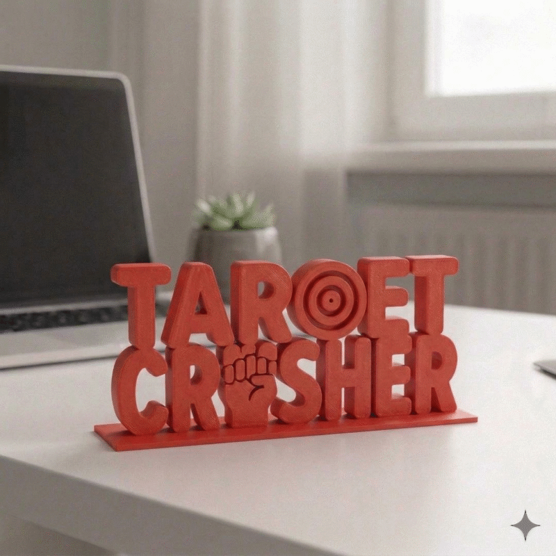 3D Printed Office Productivity Sign - Image 3