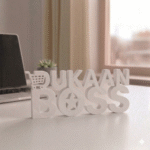 Dukaan Boss 3D Printed Desk Sign - Image 7