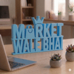 Market Wale Bhai Desk Sign - Image 3