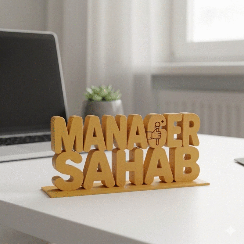 3D Printed Office Motivation Sign - Image 5