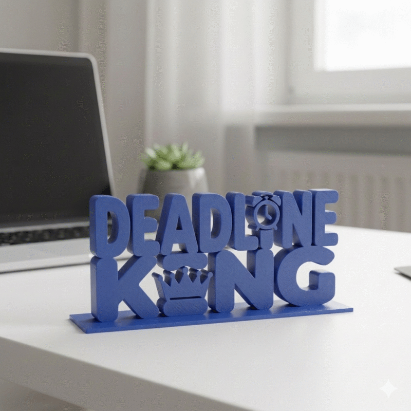 Deadline King Desk Decor - Image 6