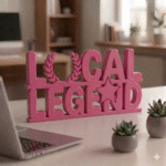 Local Legend No Excuses Desk Sign - Image 4
