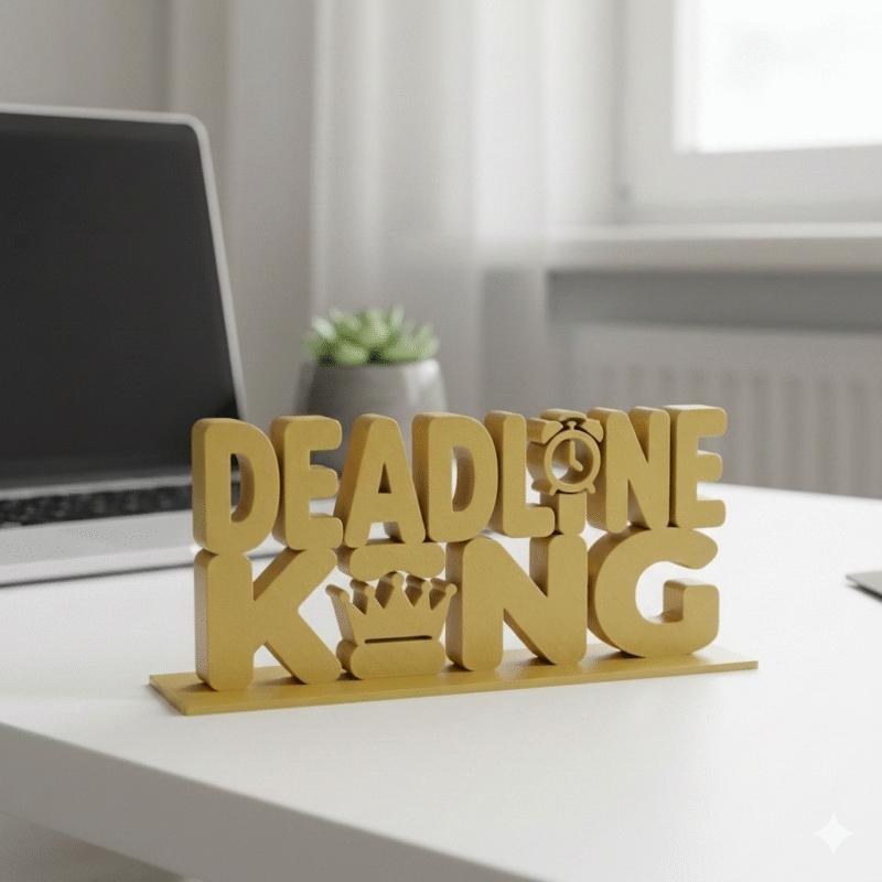 Deadline King Desk Decor - Image 5