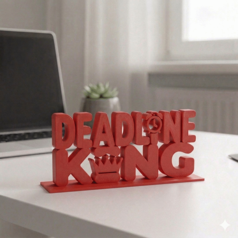 Deadline King Desk Decor - Image 4