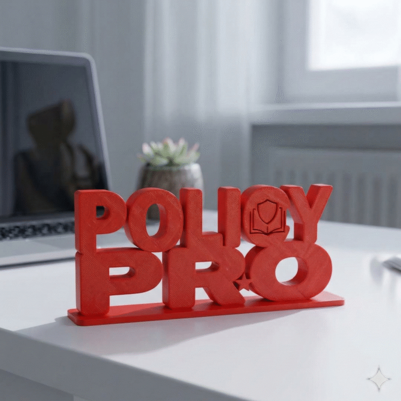 3D Printed Custom Word Decor Gift - Image 7