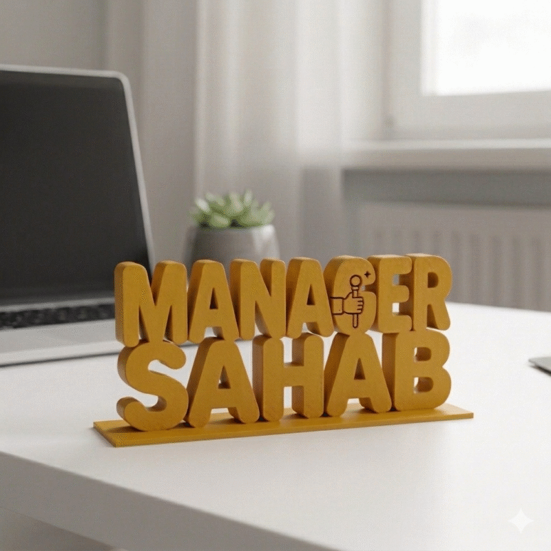3D Printed Office Motivation Sign - Image 4