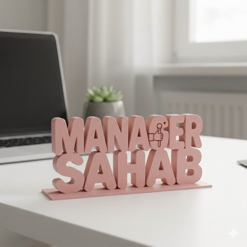 3D Printed Office Motivation Sign - Image 6