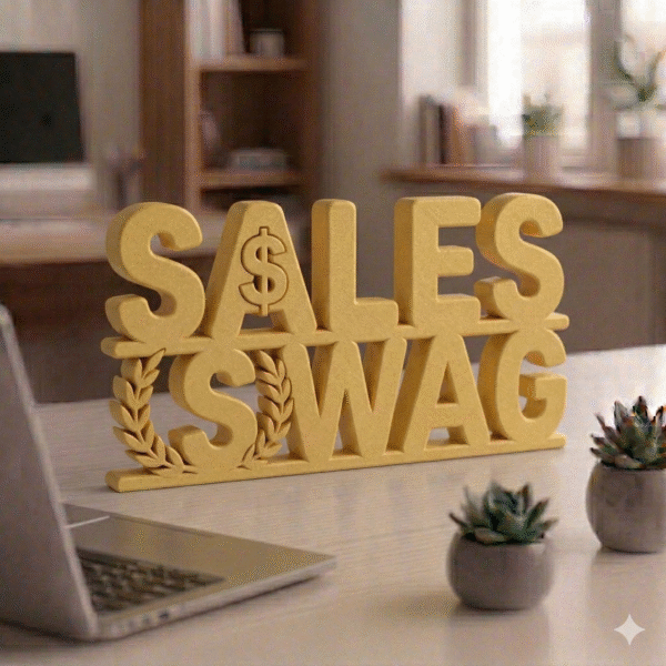 ales Swag Desk Motivational Sign