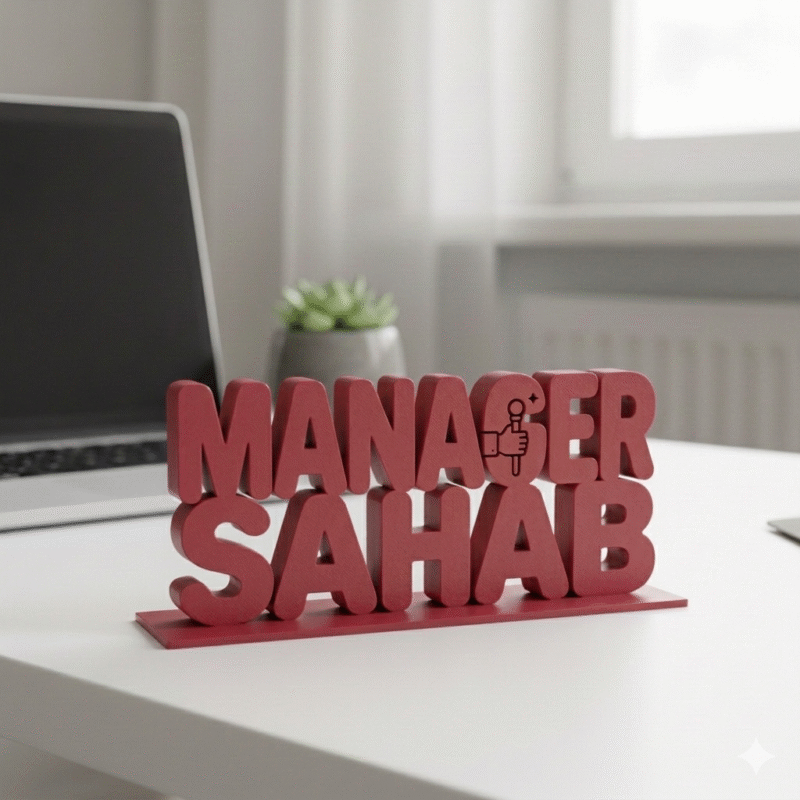 3D Printed Office Motivation Sign - Image 7