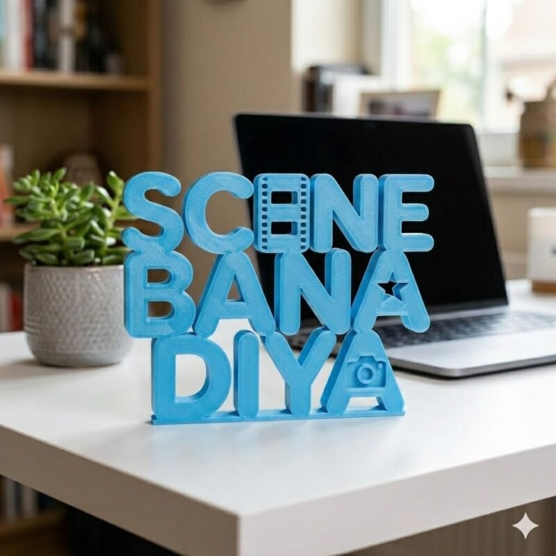 3D Printed Scene Bana Diya Desk Sign | Office Motivation Decor Gift - Image 7