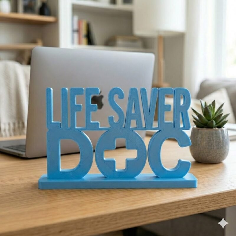 Life Saver Doc 3D Printed Emergency Document Holder for Travel Safety Medical Info Storage Office Industrial Use - Image 5
