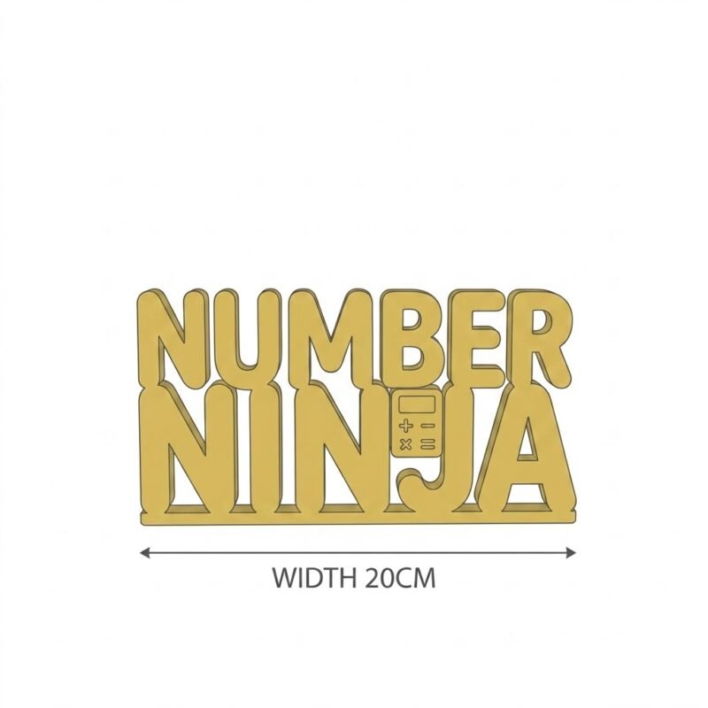 Number Ninja 3D Printed Brain Game Puzzle for Kids & Desk Fun Gift - Image 8
