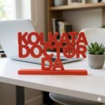 Kolkata Doctor Da 3D Printed Name Stand for Doctor Desk | Personalized Medical Gift India - Image 4