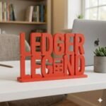 Ledger Legend 3D Printed Desk Name Plate for Accountants & Finance Office Decor - Image 5