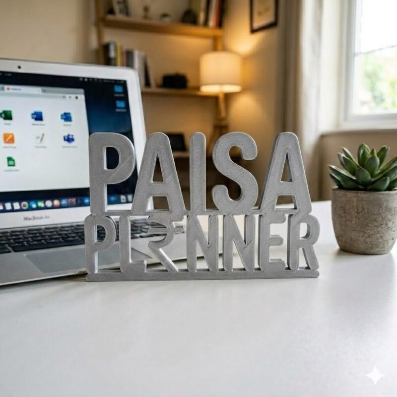 Paisa Planner 3D Printed Desk Organizer | Budget Planner & Finance Gift - Image 4