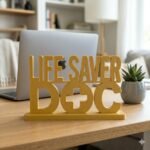 Life Saver Doc 3D Printed Emergency Document Holder for Travel Safety Medical Info Storage Office Industrial Use