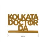 Kolkata Doctor Da 3D Printed Name Stand for Doctor Desk | Personalized Medical Gift India - Image 2