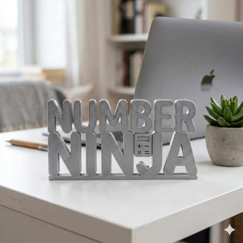 Number Ninja 3D Printed Brain Game Puzzle for Kids & Desk Fun Gift - Image 6