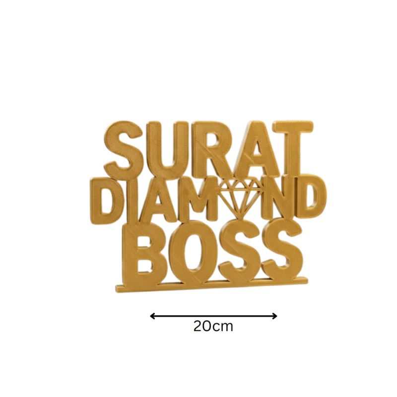 Surat Diamond Boss 3D Printed - Image 2
