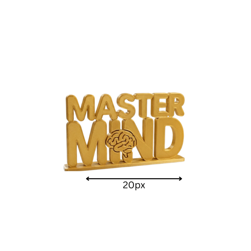 Master Mind 3D Printed - Image 2