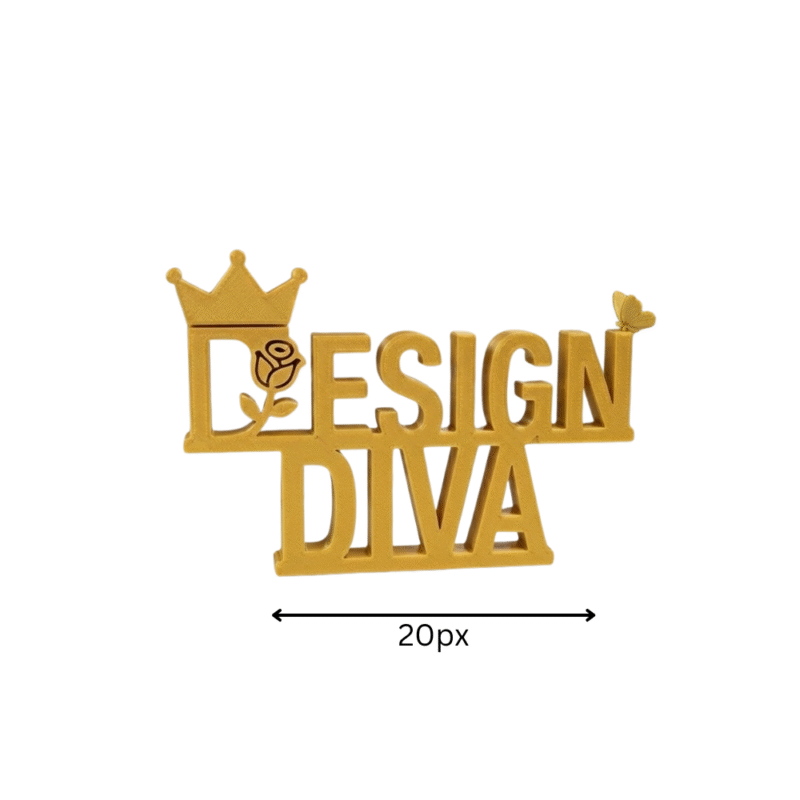 Design Diva 3D Printed - Image 2