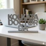 Kolkata Doctor Da 3D Printed Name Stand for Doctor Desk | Personalized Medical Gift India - Image 5