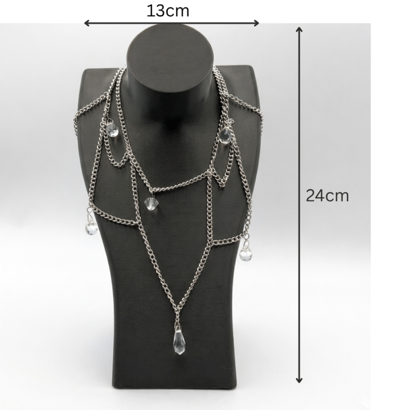 Premium Necklace Display Bust Stand – 3D Printed Jewelry Holder for Dressing Table, Shop & Exhibition Use, Lightweight Durable Plastic Neck Stand, Space Saving Organizer for Chains & Accessories(Black Color) - Image 4