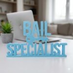 Bail Specialist 3D Printed Desk Sign for Lawyer Office Desk Decor - Image 2