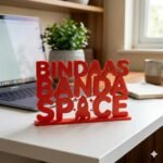 Bindaas Banda Desk Sign 3D Printed Office Gift Decor - Image 7