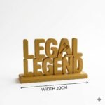 Legal Legend 3D Printed Desk Sign for Lawyers | Office Decor Name Plate - Image 2