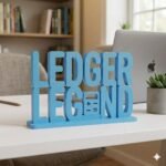 Ledger Legend 3D Printed Desk Name Plate for Accountants & Finance Office Decor - Image 7