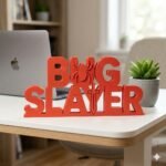 Bug Slayer 3D Printed Desk Sign for Gamer Coding Desk Decor - Image 5