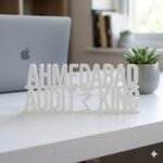 Ahmedabad Audit King 3D Printed Desk Name Plate for CA | Office Decor Gift - Image 8