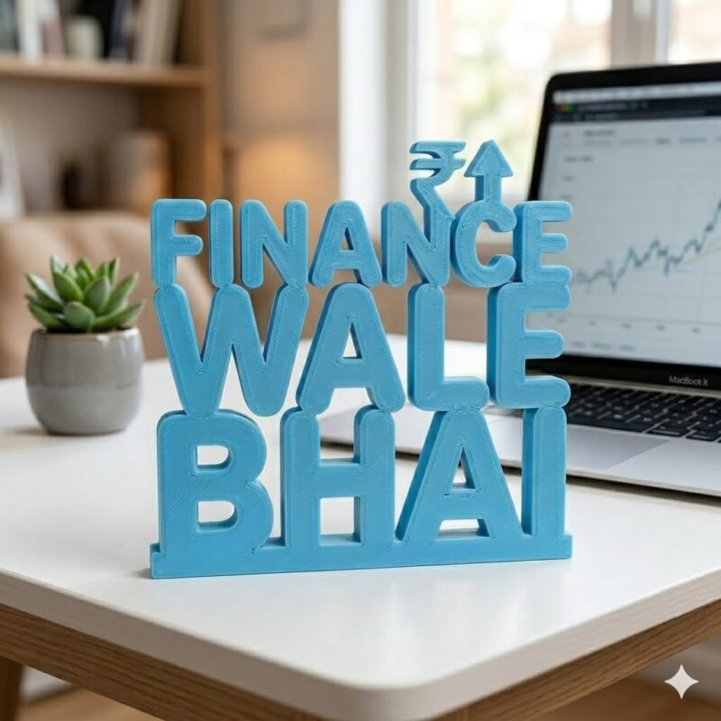 Finance Wale Bhai 3D Printed Desk Name Plate for CA & Finance Professionals - Image 8