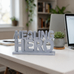 Healing Hero 3D Printed Desk Sign for Doctors & Nurses | Medical Gift Decor - Image 5