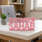 Engineer Sahab 3D Printed Desk Sign for Engineers Gift - Image 8