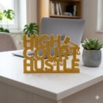 High Court Hustle 3D Printed Lawyer Desk Decor Gift
