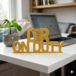 Dr On Duty 3D Printed Doctor Name Plate for Clinic Desk & Hospital Office Decor - Image 8