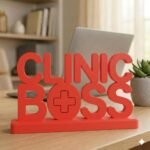 Clinic Boss 3D Printed Desk Name Plate for Doctors & Clinics | Medical Office Decor Gift - Image 7