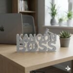 Kanoon Boss 3D Printed Nameplate for Lawyers | Advocate Desk Decor Gift - Image 6