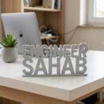 Engineer Sahab 3D Printed Desk Sign for Engineers Gift - Image 6