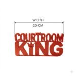 Courtroom King 3D Printed Desk Sign for Lawyers | Legal Office Decor Gift - Image 2