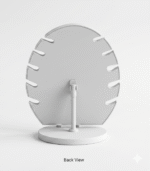 Premium Leaf Necklace Holder Stand for Women – Modern 3D Printed Jewelry Organizer for Dressing Table, Home Decor & Shop Exhibition – Lightweight, Durable & Space-Saving Design (Matte White) - Image 3