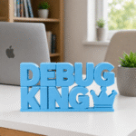 Debug King 3D Printed Desk Sign for Developer Desk Decor - Image 4