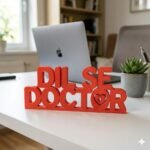 Dil Se Doctor 3D Printed Name Plate for Doctors | Clinic Desk Decor Gift India - Image 5