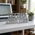 Seedha Swag Zone 3D Printed Desk Sign | Office Decor & Corporate Gift - Image 7