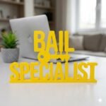 Bail Specialist 3D Printed Desk Sign for Lawyer Office Desk Decor - Image 9